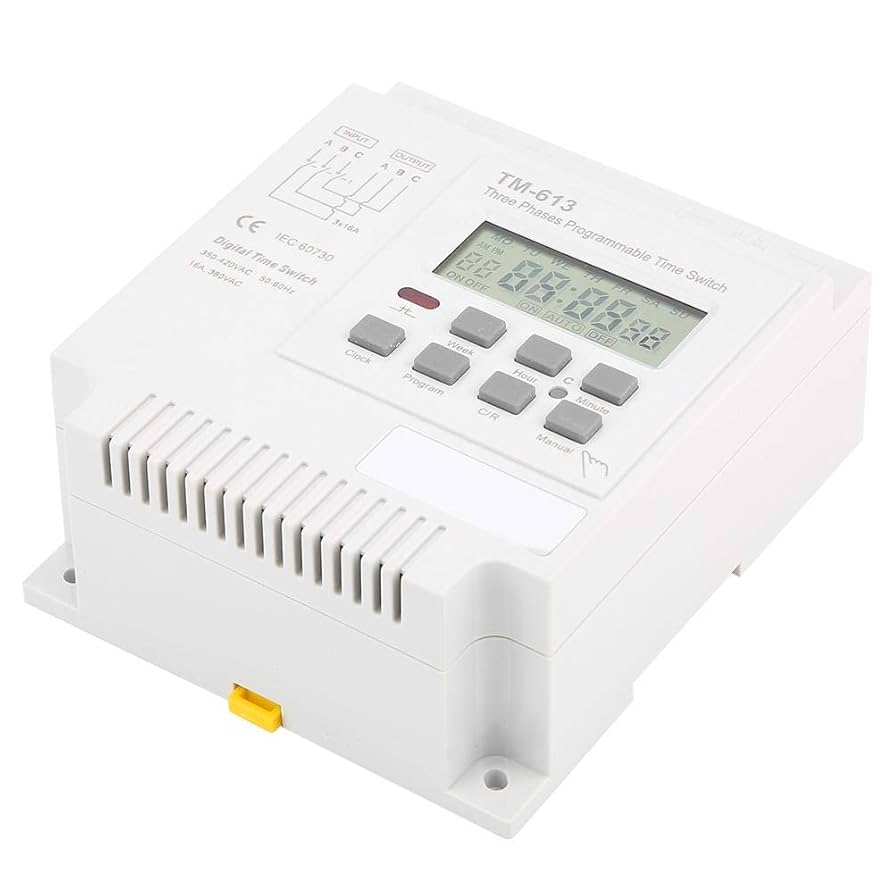Amazon.co.jp: fosa プログラマブルタイマー、TM-163 3相380V